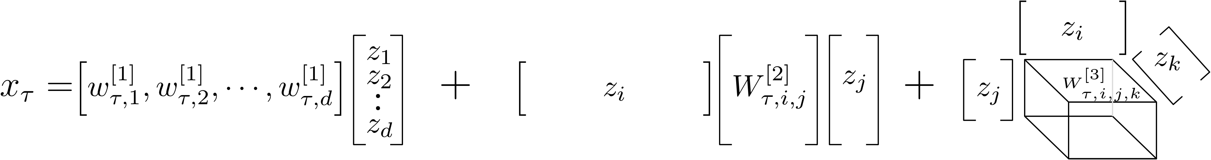 Third-degree polynomial expansion.